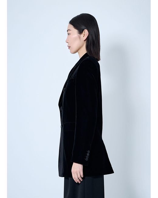 Saint Laurent Black Velvet Blazer