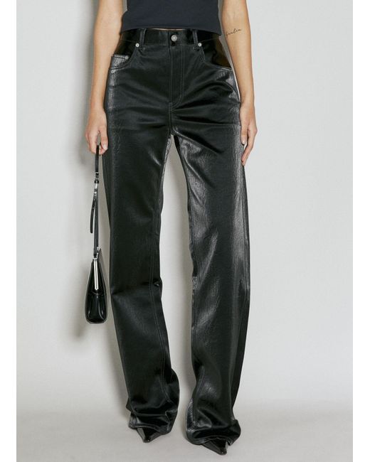 Saint Laurent Black Long Extreme Baggy Jeans