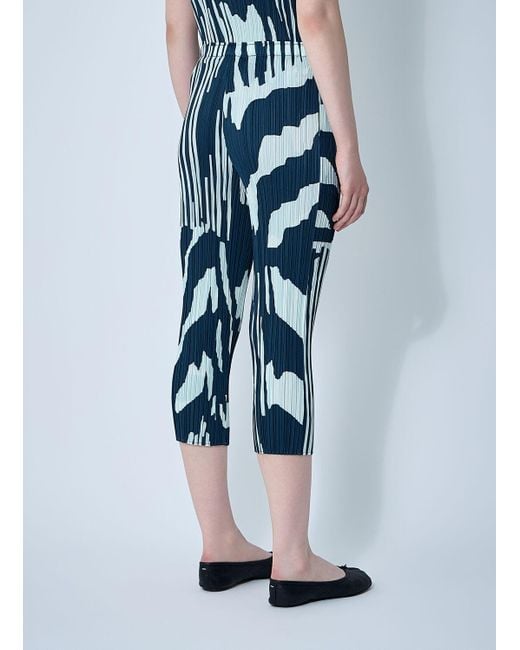 Pleats Please Issey Miyake Blue Pleated Pants