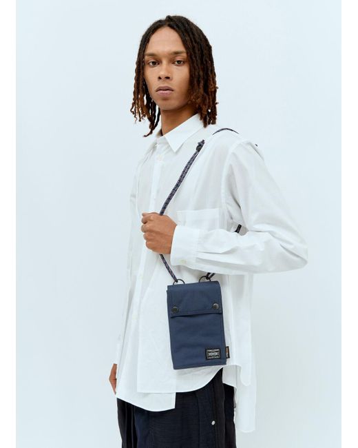 Comme des Garçons White X Porter Nylon Crossbody Bag for men