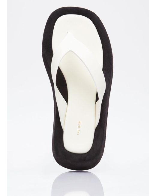 The Row White Ginza Sandals