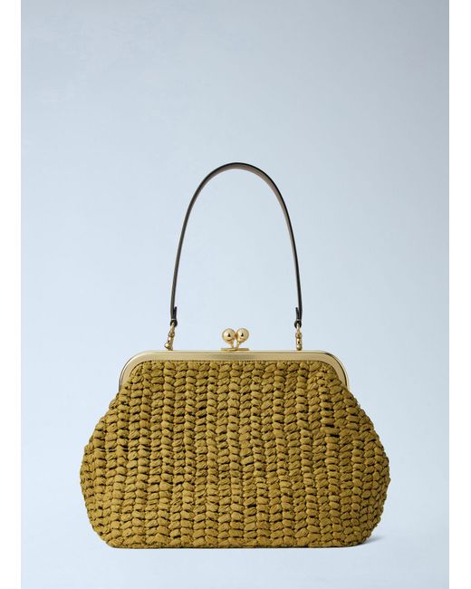 COACH Blue Kisslock Frame Bag 27