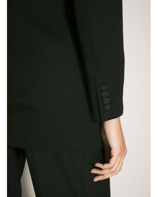 Saint Laurent Green Tuxedo Blazer