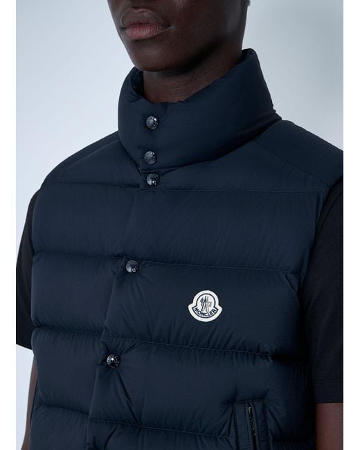 Moncler Blue Tibb Vest for men