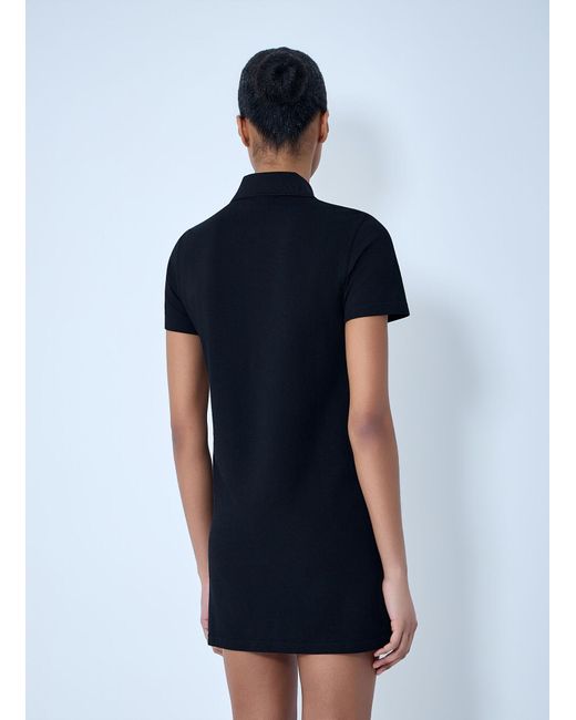 Saint Laurent Blue Polo Mini Dress
