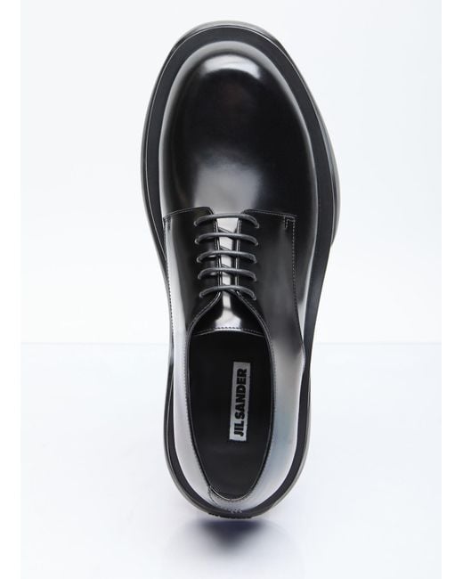 Jil Sander White Chunky Sole Lace-up Shoes for men