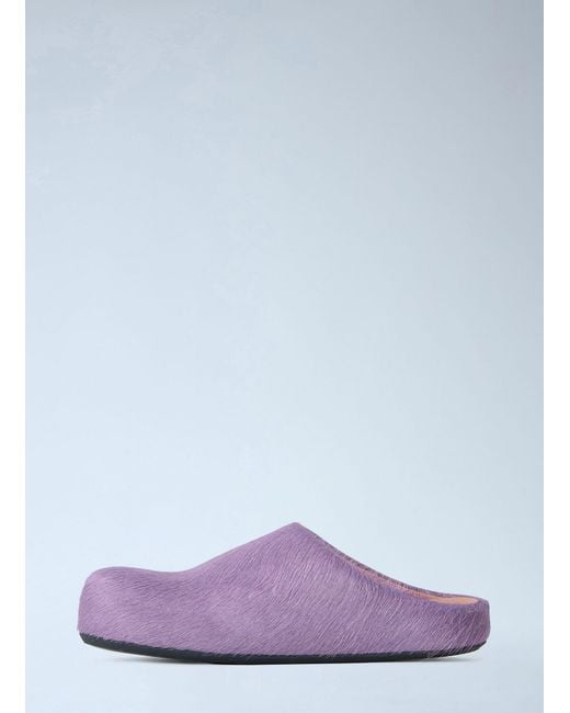 Marni Purple Fussbett Sabot