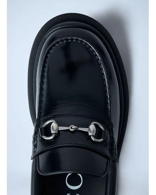 Gucci White Leather Loafers for men