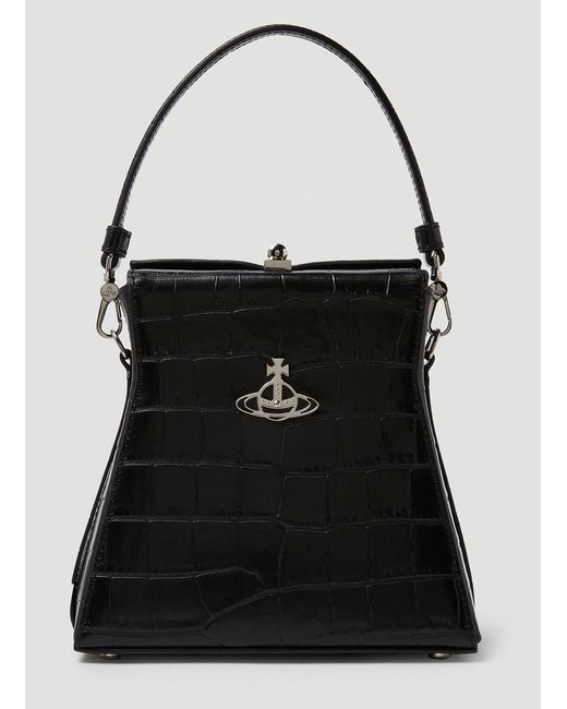 Vivienne Westwood Black Kelly Medium Handbag