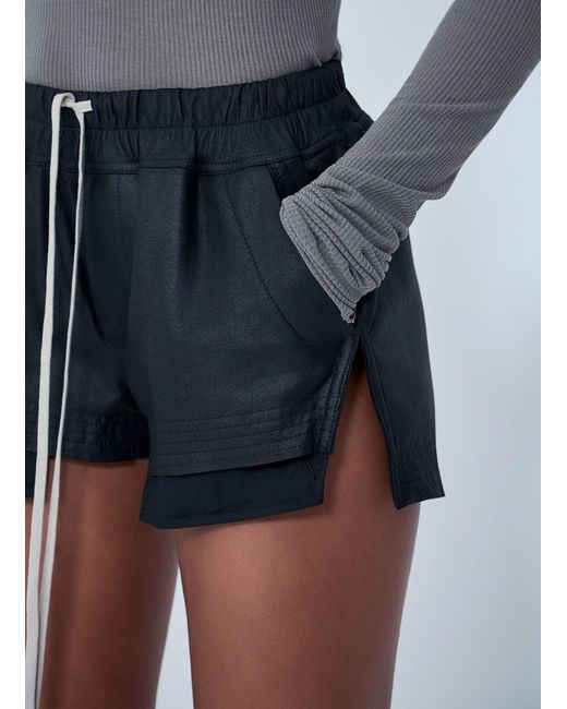 Rick Owens Blue Fog Shorts