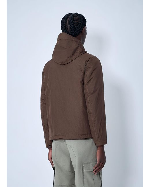 Stone Island Brown Logo Patch Jacket for men
