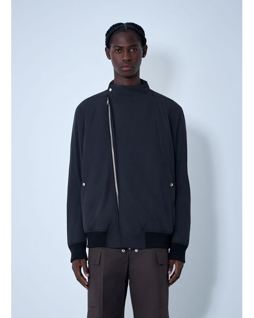 Rick Owens Blue Hollywood Flight Jacket for men