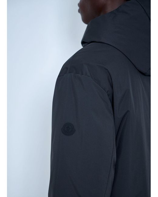 Moncler Blue Trelatete Hooded Down Jacket for men