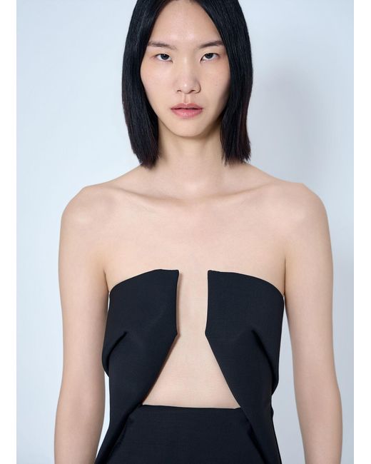 Rick Owens Blue Prong Gown