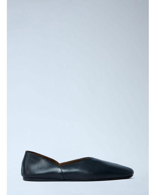 Khaite Black Jane Flat Shoes