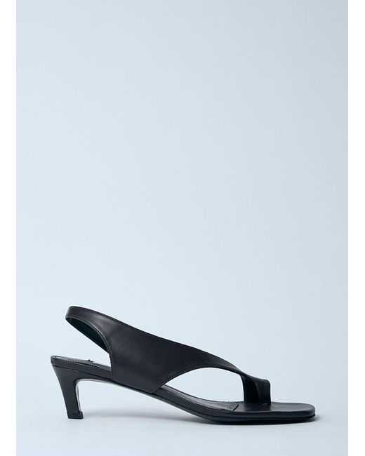 Totême  Blue Leather Heeled Sandals