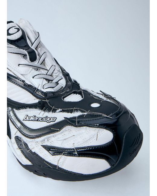 Balenciaga White Soleless Sneakers for men