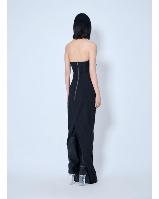 Rick Owens Blue Prong Gown