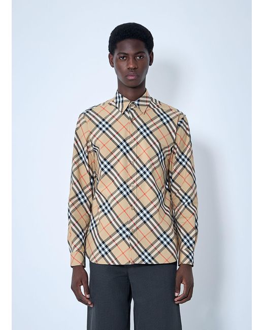 Burberry Multicolor Check Shirt for men