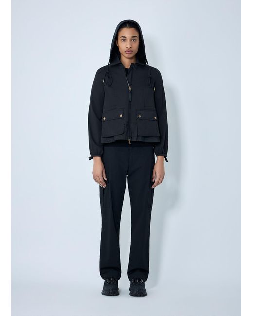 Moncler Blue Adenium Hooded Jacket