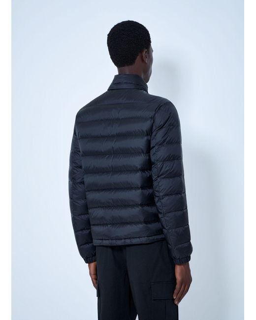 Moncler Blue Verith Hooded Short Down Jacket for men