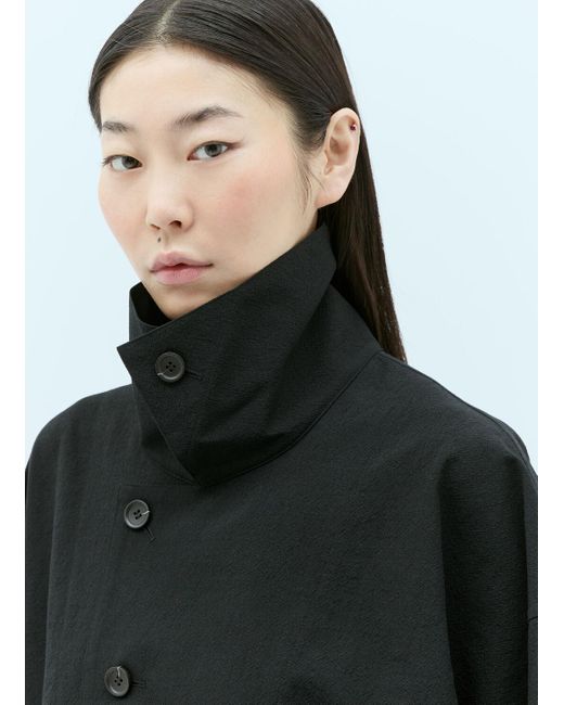 Issey Miyake Black Ease Wool Jacket