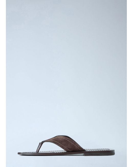 The Row Blue Dan Flip Flop for men