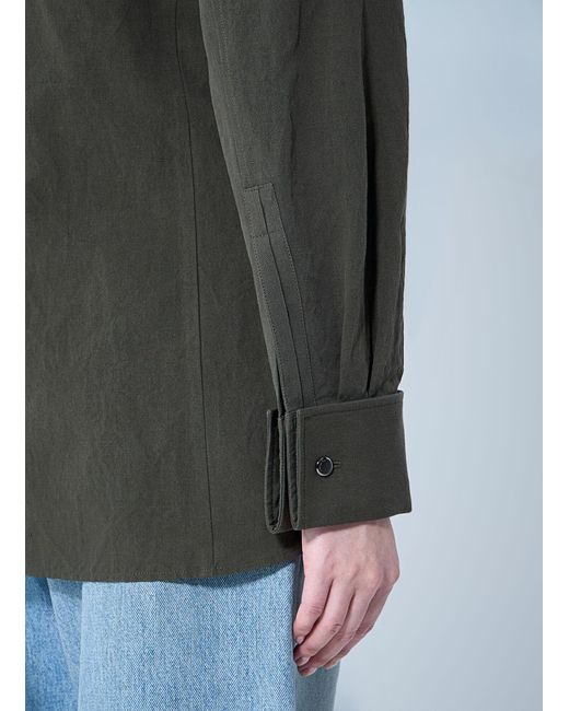 Saint Laurent Gray Cassandre Shirt