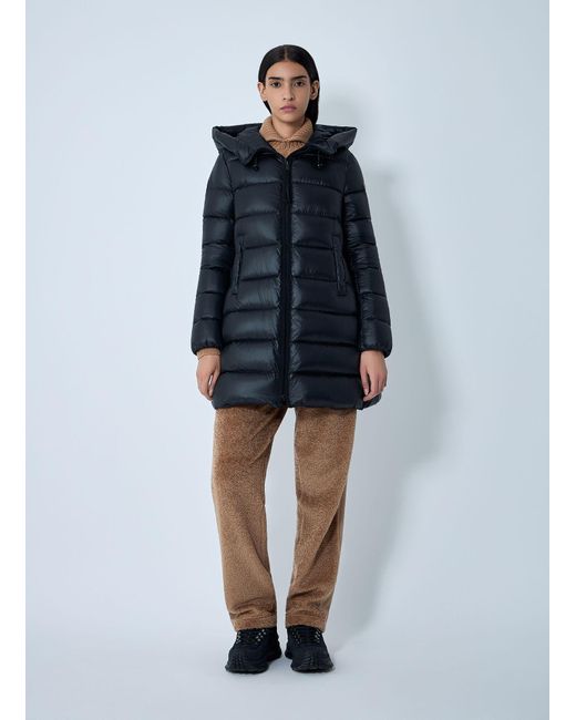 Moncler Blue Suyenne Hooded Down Jacket