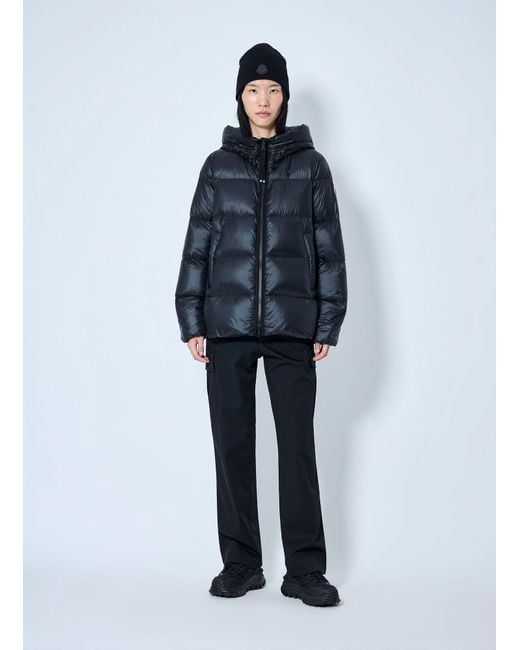 Moncler Blue Serittes Short Parka