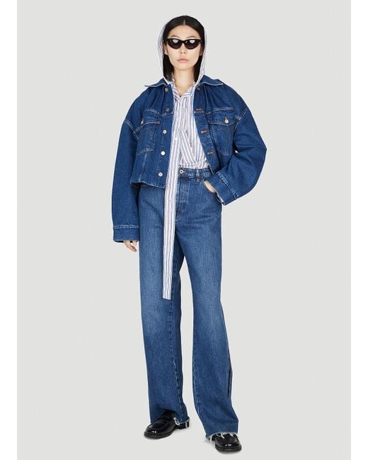 MERYLL ROGGE Blue Denim Jacket