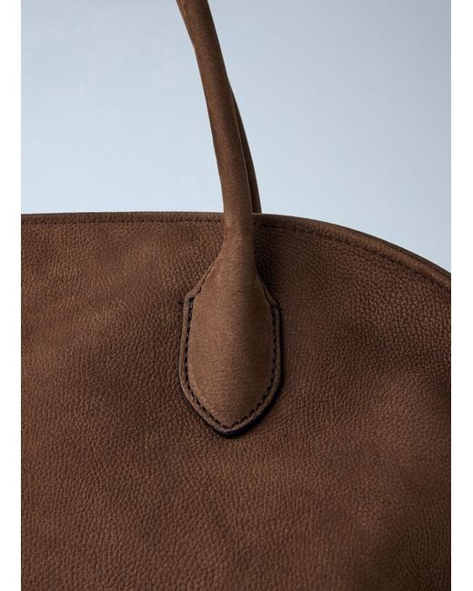 The Row Brown Agnes 16 Tote Bag