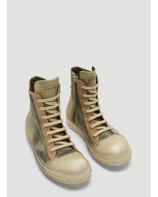 rick owens no cap sneakers