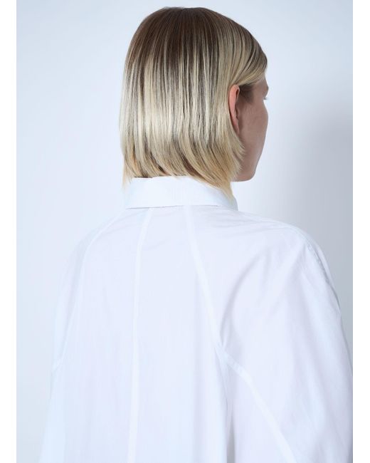 Totême  White Raw Raglan Shirt