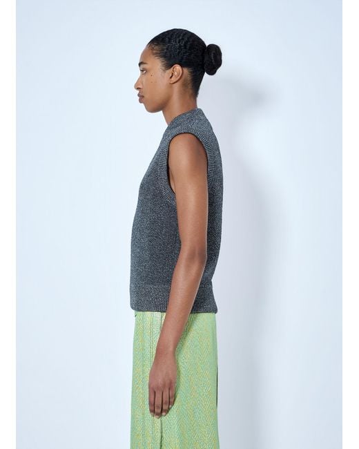 Marni Blue V Neck Sweater