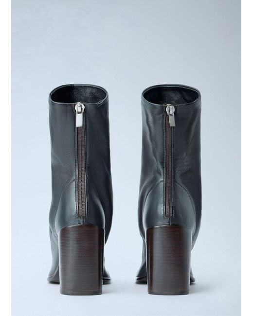 Lemaire Blue Glove Ankle Boots