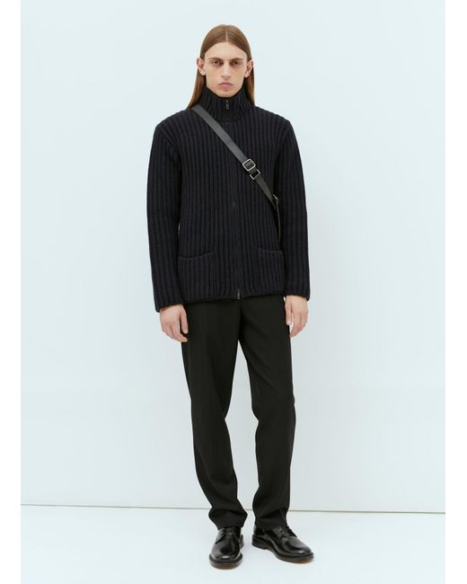 The Row Black Malen Cashmere Cardigan for men