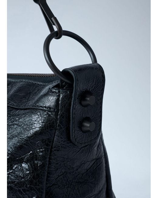 Balenciaga Blue Small Le City Motorcycle Shoulder Bag for men