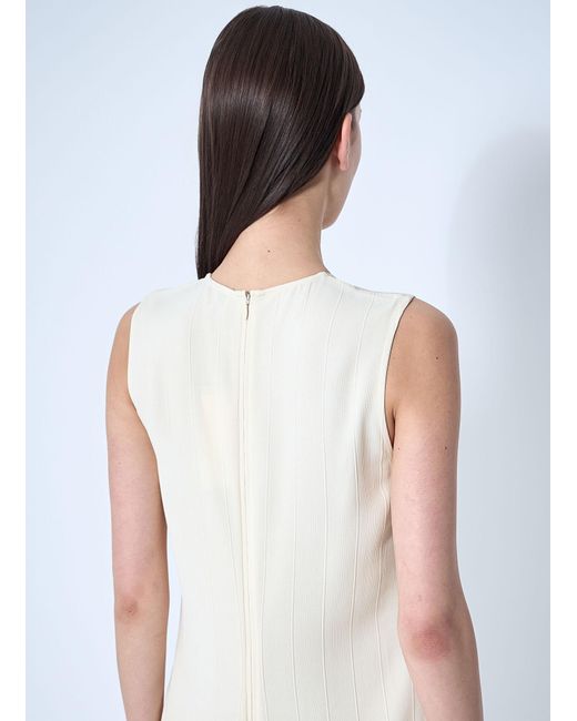 Totême  Natural Woven Striped Dress