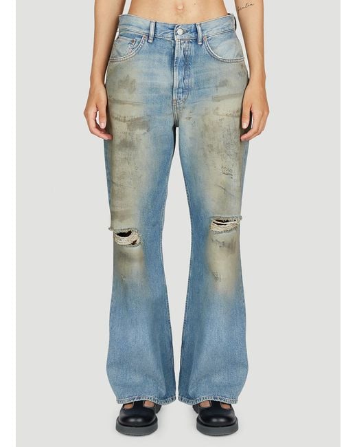 Acne Blue Worn