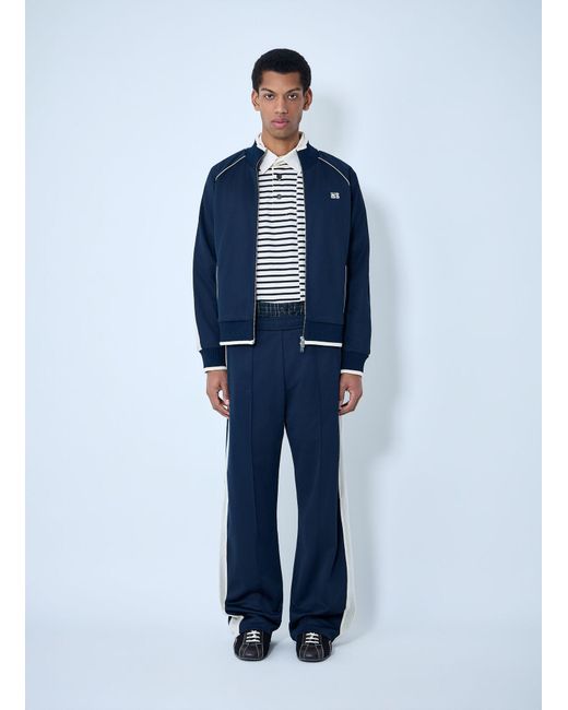 Wales Bonner Blue Motion Track Jacket for men