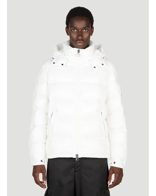 Moncler Maya Short Down Jacket in White for Men Lyst UK