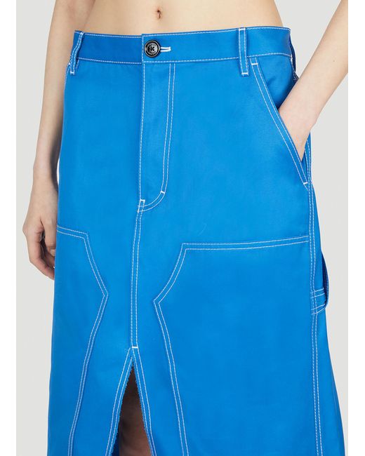 MERYLL ROGGE Blue Workwear Skirt