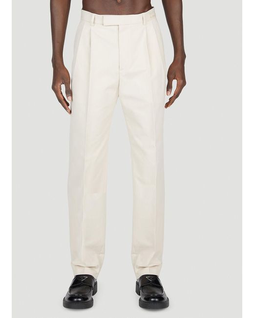 Gucci White Relaxed Pants for men