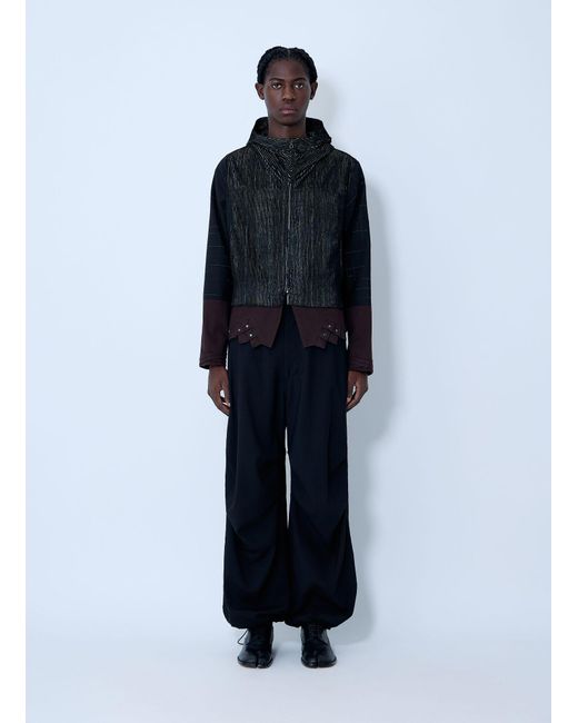 Kiko Kostadinov Blue Estike Hooded Jacket for men