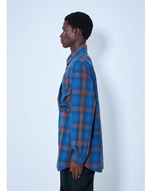 Vivienne Westwood Blue Achilles Overshirt for men