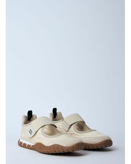 Miu Miu White Tyre Sneakers