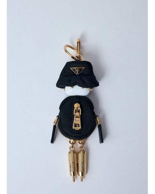 Prada Blue Robot Re-nylon Bag Charm