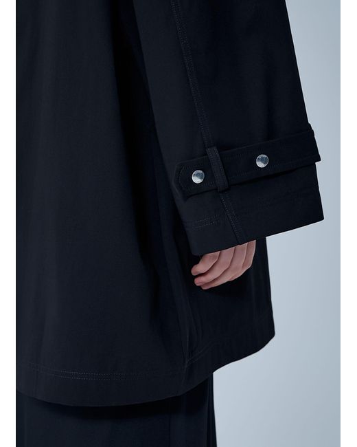 Totême Blue Oversized Trench Jacket