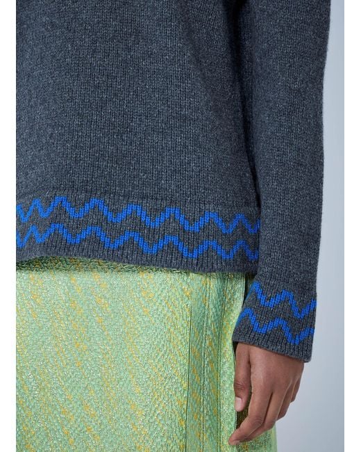 Marni Blue Roundneck Sweater
